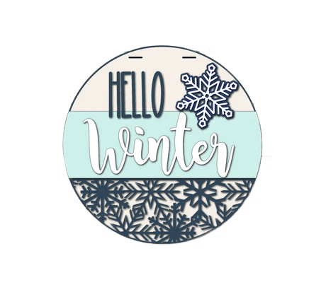 Hello Winter Snowflake