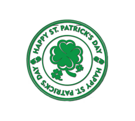 Happy St. Patrick's Day Circle