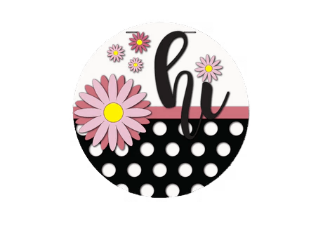Hi Daisy Polka Dot