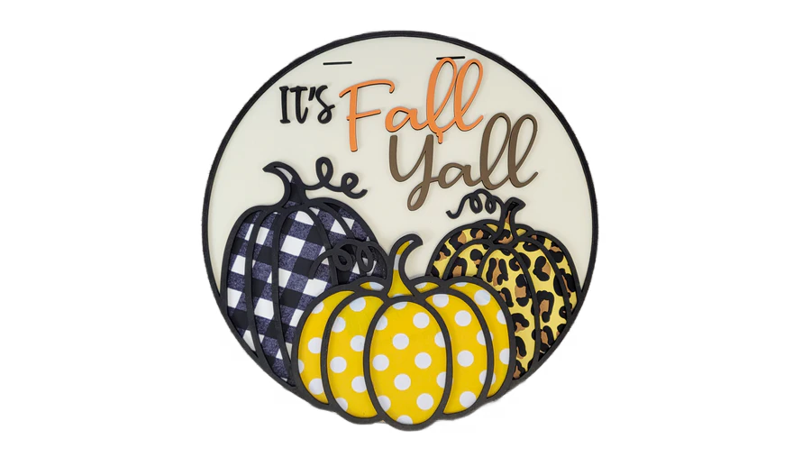 It's Fall Y'all Pumpkins