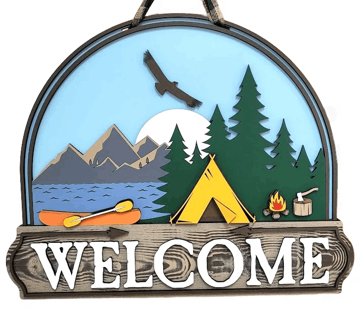 Outdoor Camping Welcome