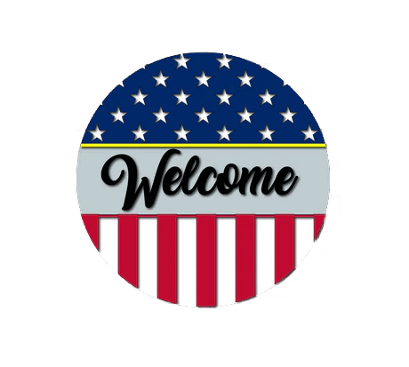 Welcome Bit American Flag Welcome – Bits-N-Blades