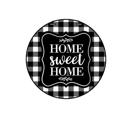Home Sweet Home Buffalo Plaid
