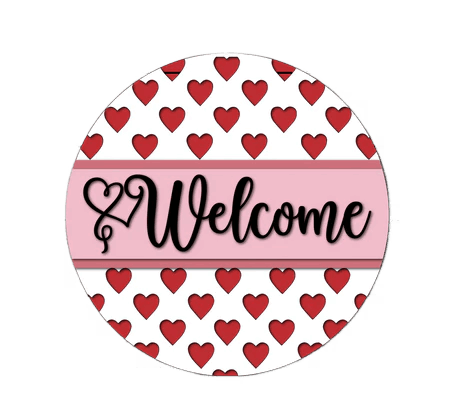 Welcome Heart Pattern