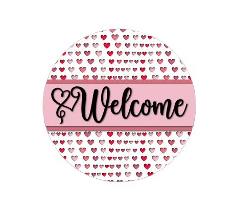 Welcome Heart Pattern 2