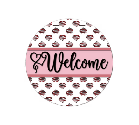 Welcome Heart Pattern 3