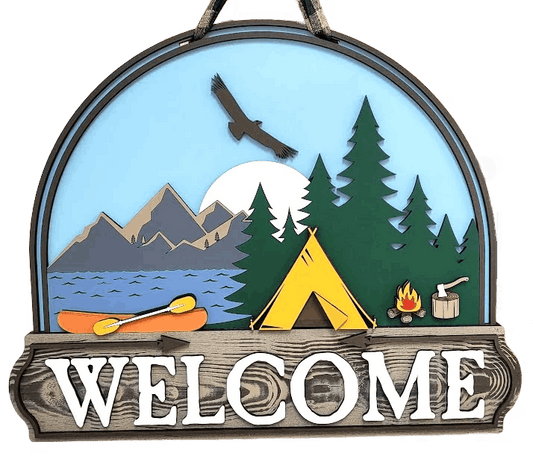 Outdoor Camping Welcome